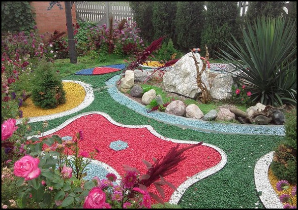 Colored Rocks For Landscaping