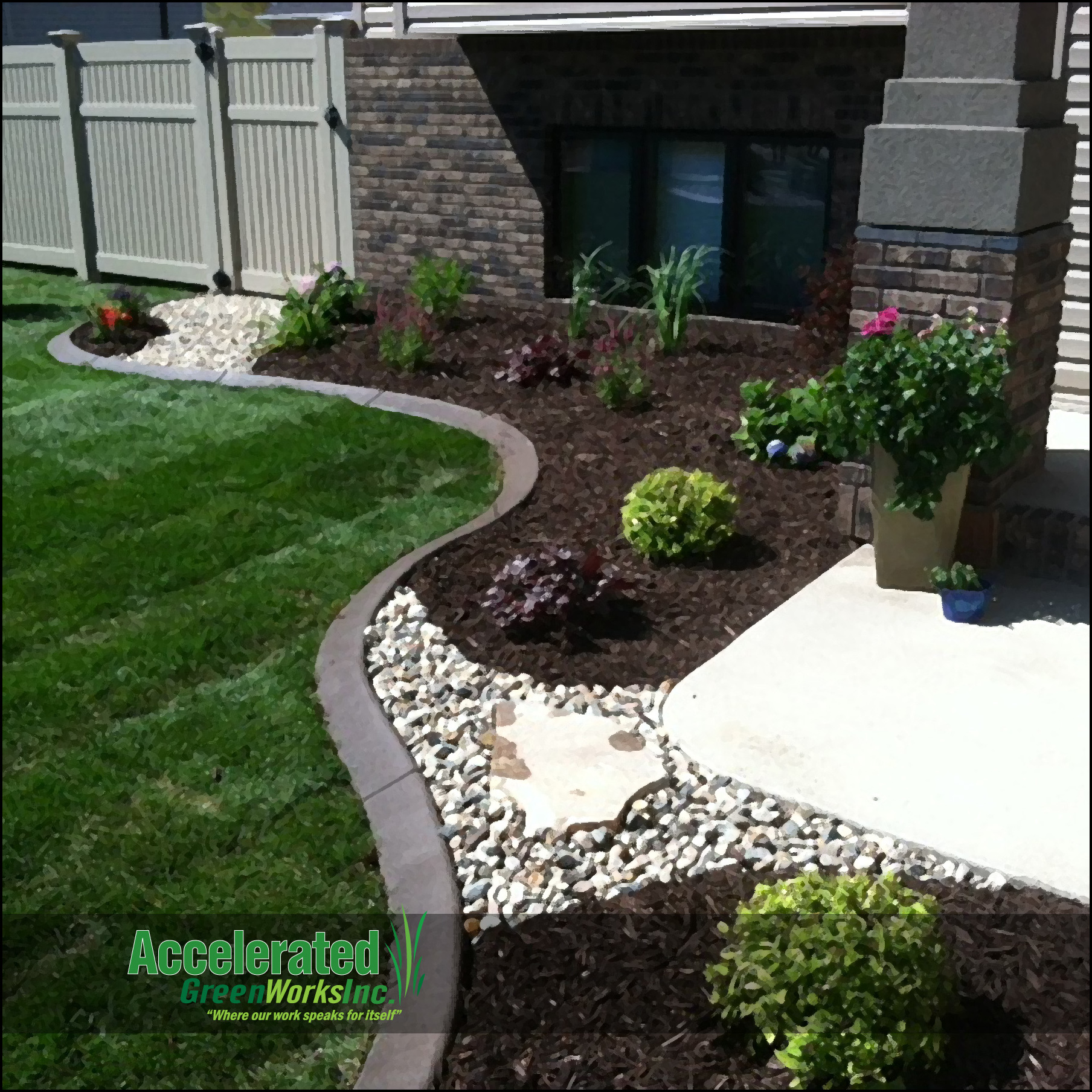 Landscaping Ideas With Mulch And Rocks