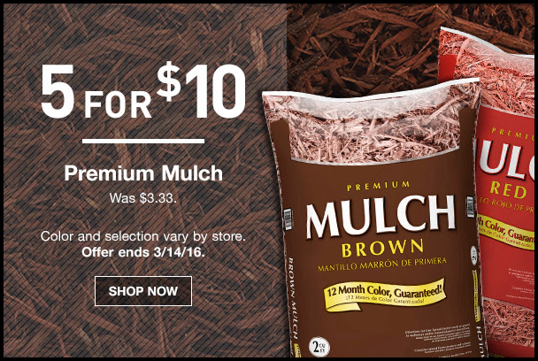 Lowes Sale On Mulch