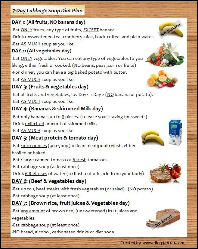 7 Day Vegetable Soup Diet