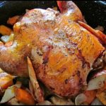 Whole Roasted Chicken With Vegetables
